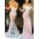 Trumpet/Mermaid Off-the-Shoulder Lace Long Prom Evening Formal Bridesmaid Dresses 3020081 Trumpet/Mermaid Off-the-Shoulder Lace Long Prom Evening Formal Bridesmaid Dresses 3020081