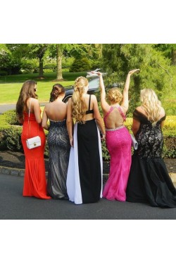 Beaded Lace Appliques Mermaid Long Prom Formal Evening Party Dresses 3021002