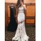 Trumpet/Mermaid Long White See Through Prom Evening Formal Dresses 3020101