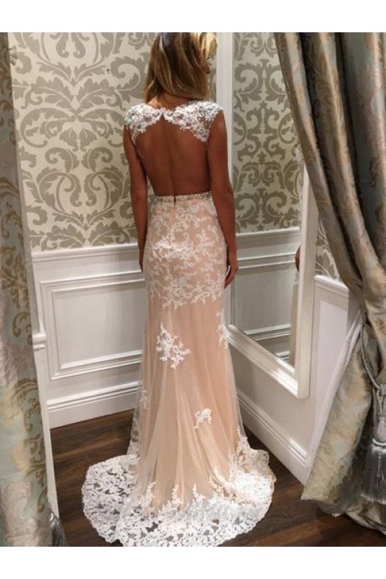 Mermaid Lace Appliques Long Beaded Prom Formal Evening Party Dresses 3021049 Mermaid Lace Appliques Long Beaded Prom Formal Evening Party Dresses 3021049