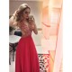 Long Red V-Neck Prom Formal Evening Party Dresses 3021066 Long Red V-Neck Prom Formal Evening Party Dresses 3021066