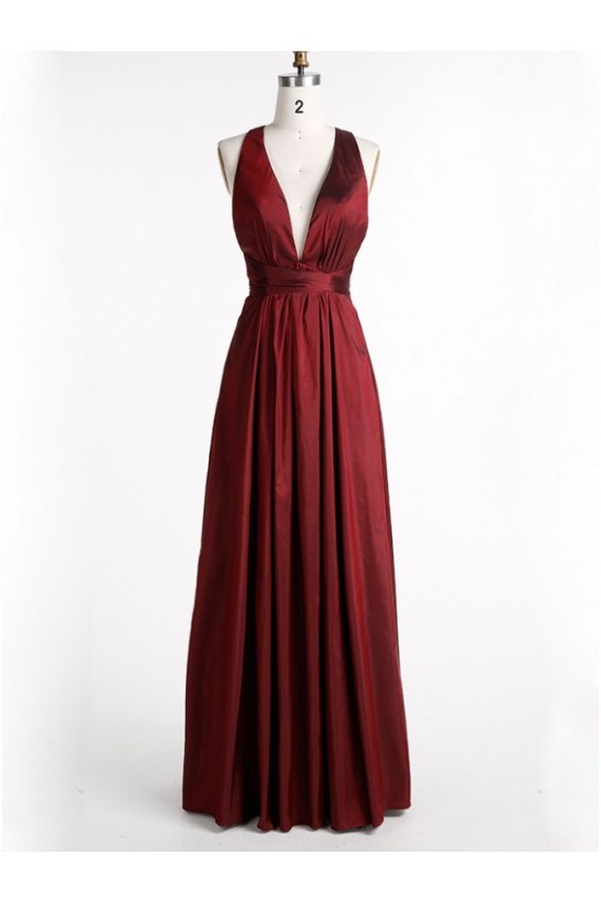 Long V-Neck Burgundy Prom Formal Evening Party Dresses 3021067 Long V-Neck Burgundy Prom Formal Evening Party Dresses 3021067