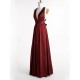 Long V-Neck Burgundy Prom Formal Evening Party Dresses 3021067 Long V-Neck Burgundy Prom Formal Evening Party Dresses 3021067