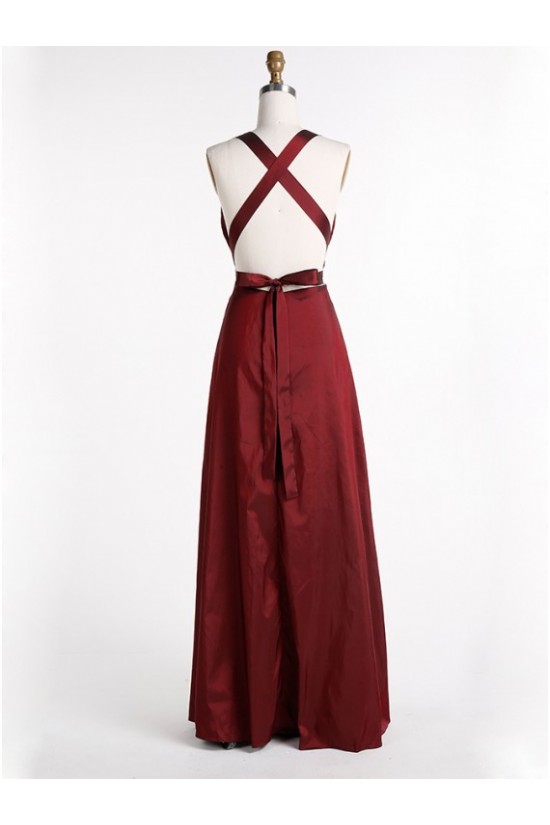 Long V-Neck Burgundy Prom Formal Evening Party Dresses 3021067 Long V-Neck Burgundy Prom Formal Evening Party Dresses 3021067