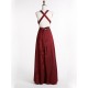 Long V-Neck Burgundy Prom Formal Evening Party Dresses 3021067 Long V-Neck Burgundy Prom Formal Evening Party Dresses 3021067