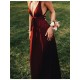 Long V-Neck Burgundy Prom Formal Evening Party Dresses 3021067 Long V-Neck Burgundy Prom Formal Evening Party Dresses 3021067