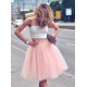 Two Pieces Short Homecoming Cocktail Graduation Prom Formal Evening Party Dresses 3021069