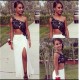 Black Lace White One-Shoulder Long Prom Formal Evening Party Dresses 3021089 Black Lace White One-Shoulder Long Prom Formal Evening Party Dresses 3021089