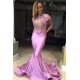 Mermaid Lace Long Prom Formal Evening Party Dresses 3021130