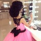 Pink Black Lace Ball Gown Prom Formal Evening Party Dresses 3021146 Pink Black Lace Ball Gown Prom Formal Evening Party Dresses 3021146