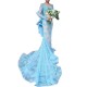 Mermaid Long Blue Lace Prom Formal Evening Party Dresses 3021156 Mermaid Long Blue Lace Prom Formal Evening Party Dresses 3021156