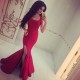 Mermaid Long Red Prom Formal Evening Party Dresses 3021157 Mermaid Long Red Prom Formal Evening Party Dresses 3021157