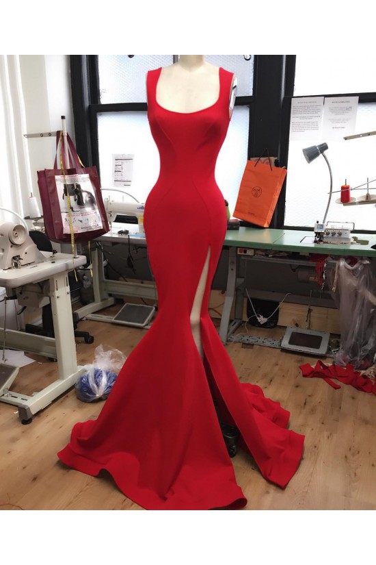 Mermaid Long Red Prom Formal Evening Party Dresses 3021157 Mermaid Long Red Prom Formal Evening Party Dresses 3021157