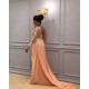 Long Chiffon One Sleeves Lace Prom Formal Evening Party Dresses 3021167 Long Chiffon One Sleeves Lace Prom Formal Evening Party Dresses 3021167