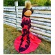 Mermaid Long Sleeves Lace Black White Prom Formal Evening Party Dresses 3021169 Mermaid Long Sleeves Lace Black White Prom Formal Evening Party Dresses 3021169