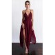 Asymmetrical Spaghetti Straps V-Neck Chiffon Prom Formal Evening Party Dresses 3021176