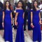 Long Blue Off-the-Shoulder Prom Formal Evening Party Dresses 3021180