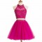 Beaded Lace Two Pieces Short Prom Homecoming Cocktail Graduation Dresses 3021188