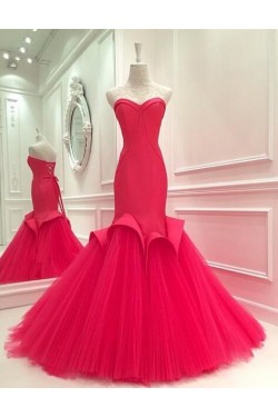 Mermaid Long Prom Formal Evening Party Dresses 3021191