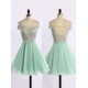 A-Line Off-the-Shoulder Chiffon Lace Appliques Prom Evening Homecoming Cocktail Dresses 3020120