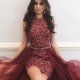 High Low Beaded Sequins Prom Formal Evening Party Dresses 3021213 High Low Beaded Sequins Prom Formal Evening Party Dresses 3021213