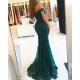 Mermaid Off-the-Shoulder Beaded Lace Appliques Long Prom Formal Evening Party Dresses 3021243