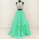 Two Pieces Beaded Prom Formal Evening Party Dresses 3021246