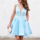 Short Black V-Neck Prom Homecoming Cocktail Graduation Dresses 3021282 Short Black V-Neck Prom Homecoming Cocktail Graduation Dresses 3021282