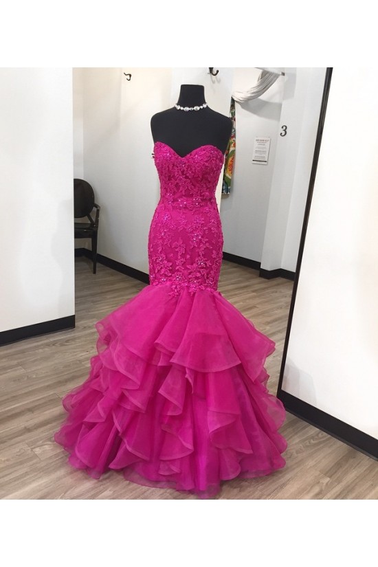 Mermaid Long Blue Lace Appliques Prom Formal Evening Party Dresses 3021284 Mermaid Long Blue Lace Appliques Prom Formal Evening Party Dresses 3021284