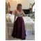 A-Line Straps Sleeveless See Through Back Lace Long Prom Evening Formal Dresses 3020131