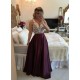 A-Line Straps Sleeveless See Through Back Lace Long Prom Evening Formal Dresses 3020131 A-Line Straps Sleeveless See Through Back Lace Long Prom Evening Formal Dresses 3020131
