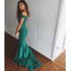 Long Green Mermaid Off-the-Shoulder Prom Formal Evening Party Dresses 3021310 Long Green Mermaid Off-the-Shoulder Prom Formal Evening Party Dresses 3021310