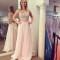 Beaded Two Pieces Long Prom Formal Evening Party Dresses 3021338