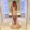 Long Lace V-Neck Prom Formal Evening Party Dresses 3021350