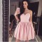 Short Pink Lace Sweetheart Homecoming Cocktail Graduation Prom Dresses 3021361
