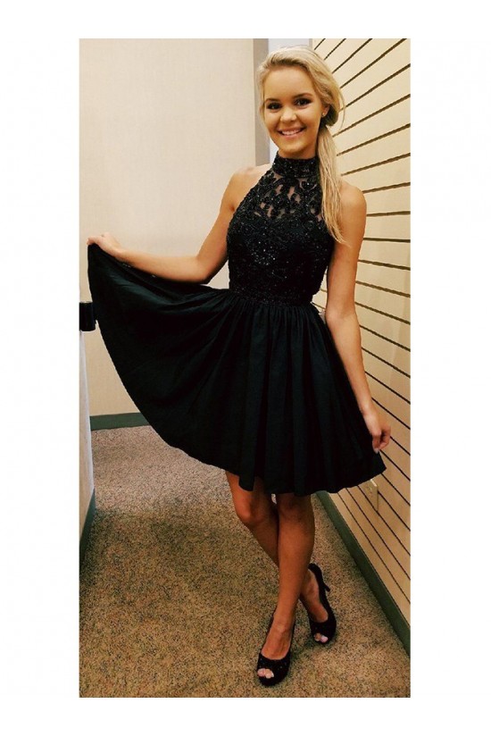 Short Black Lace Prom Homecoming Cocktail Graduation Dresses 3021433 Short Black Lace Prom Homecoming Cocktail Graduation Dresses 3021433
