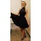 Short Black Lace Prom Homecoming Cocktail Graduation Dresses 3021433