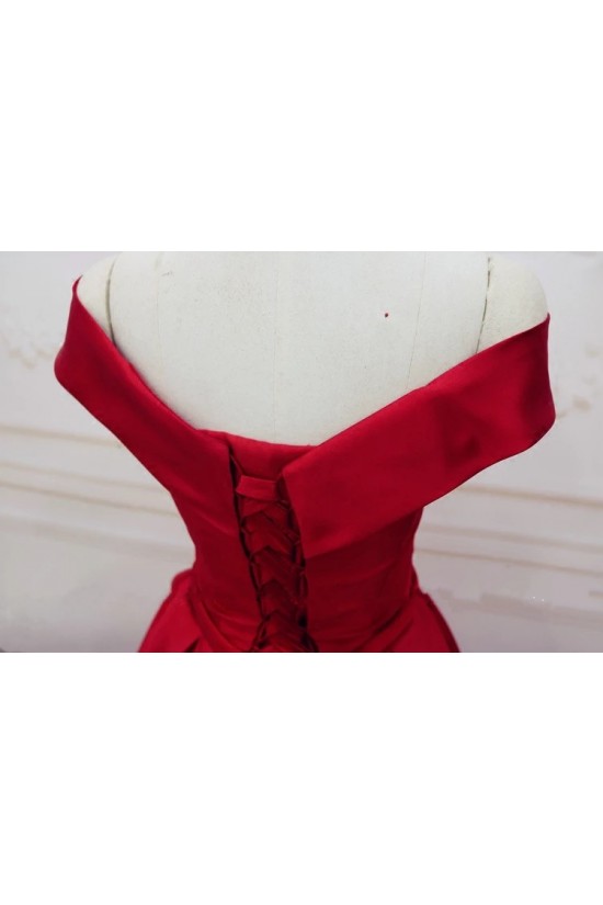 Long Red Off-the-Shoulder Prom Formal Evening Party Dresses 3021435 Long Red Off-the-Shoulder Prom Formal Evening Party Dresses 3021435