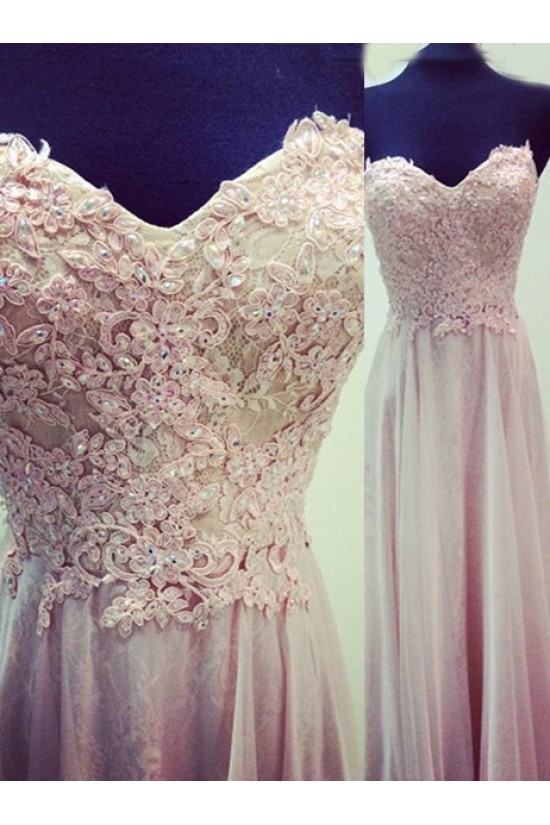 Lace Appliques Sweetheart Long Prom Evening Formal Dresses 3020145 Lace Appliques Sweetheart Long Prom Evening Formal Dresses 3020145
