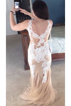 Mermaid Lace Long Prom Formal Evening Party Dresses 3021455