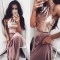 Two Pieces Sequins Prom Formal Evening Party Dresses 3021473