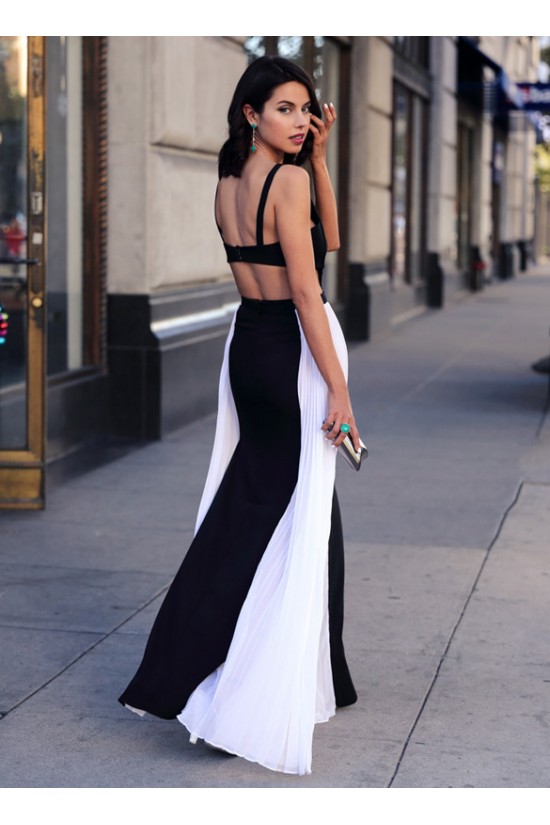 Long Black White Prom Formal Evening Party Dresses 3021477 Long Black White Prom Formal Evening Party Dresses 3021477