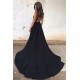 Long Black V-Neck Prom Formal Evening Party Dresses 3021501 Long Black V-Neck Prom Formal Evening Party Dresses 3021501