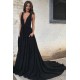 Long Black V-Neck Prom Formal Evening Party Dresses 3021501 Long Black V-Neck Prom Formal Evening Party Dresses 3021501