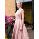Pink Lace Prom Homecoming Cocktail Graduation Dresses 3021524