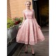 Pink Lace Prom Homecoming Cocktail Graduation Dresses 3021524