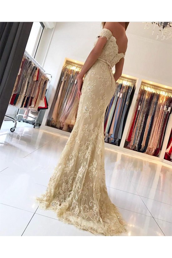 Mermaid Off-the-Shoulder Lace Long Prom Dresses Evening Gowns 3021532 Mermaid Off-the-Shoulder Lace Long Prom Dresses Evening Gowns 3021532