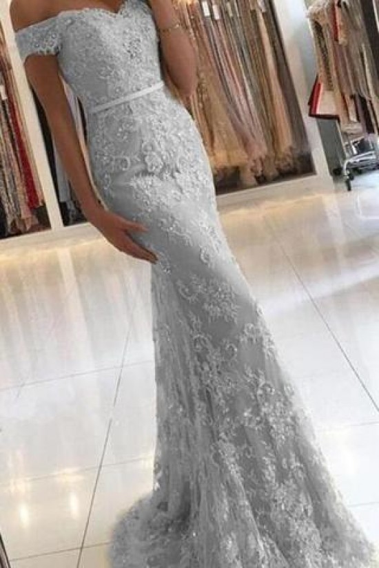 Mermaid Off-the-Shoulder Lace Long Prom Dresses Evening Gowns 3021532 Mermaid Off-the-Shoulder Lace Long Prom Dresses Evening Gowns 3021532