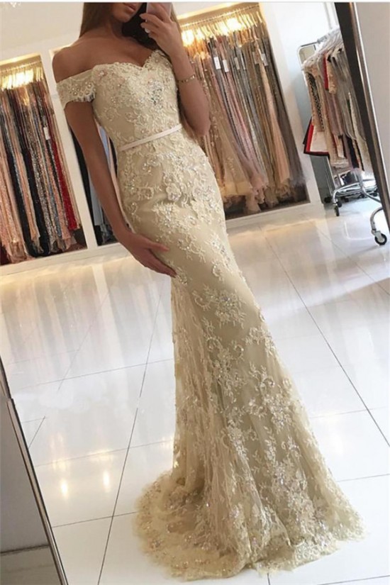 Mermaid Off-the-Shoulder Lace Long Prom Dresses Evening Gowns 3021532 Mermaid Off-the-Shoulder Lace Long Prom Dresses Evening Gowns 3021532