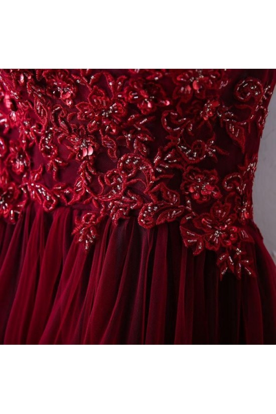A-Line One-Shoulder Tulle Long Prom Evening Formal Dresses 3021574 A-Line One-Shoulder Tulle Long Prom Evening Formal Dresses 3021574